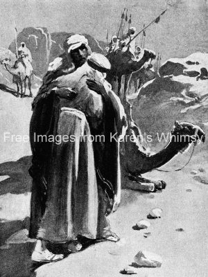 Bible Pictures 2 - Esau and Jacob Embrace
