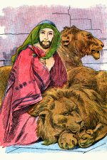 Bible Clipart 21 - Daniel in the Lion's Den