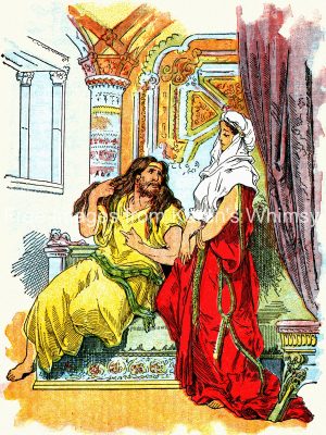 Bible Clipart 15 - Samson and Delilah
