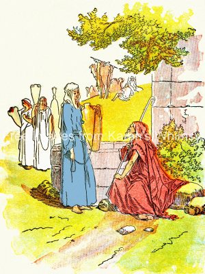 Bible Clipart 5 - Rebekah at the Well