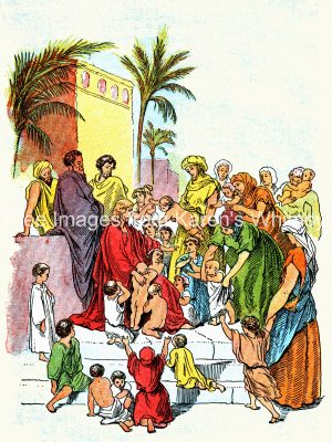 Bible Images 13 - Jesus Blessing the Children