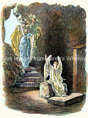 Bible Images 16 - Angel at the Sepulcher