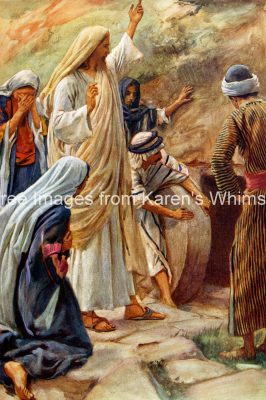 Images of Jesus 16 - Jesus Calls for Lazarus