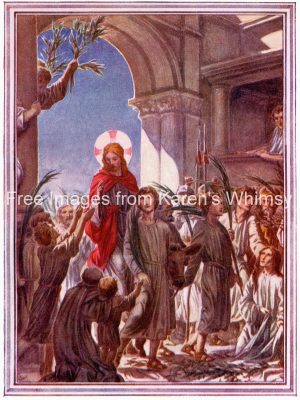 Pictures of Jesus 18 - Jesus Enters Jerusalem