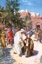 Drawings of Jesus 10 - Jesus Heals the Leper