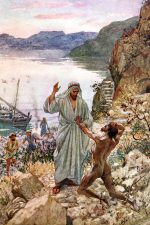 Drawings of Jesus 14 - Jesus Heals the Man