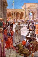 Drawings of Jesus 2 - Jesus and the Merchants