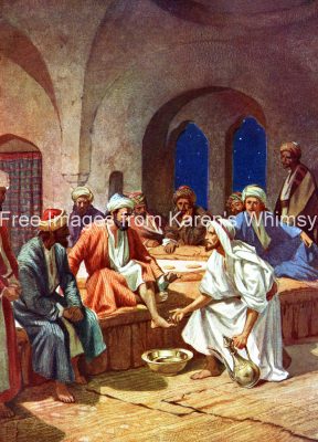 Jesus Images 17 - Jesus Washes Disciple's Feet
