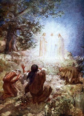 Jesus Images 5 - Moses and Elijah with Jesus