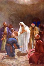Crucifixion of Jesus 21 - Jesus Shows His Wound