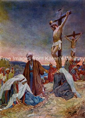 Crucifixion of Jesus 13 - Jesus Sees His Mother