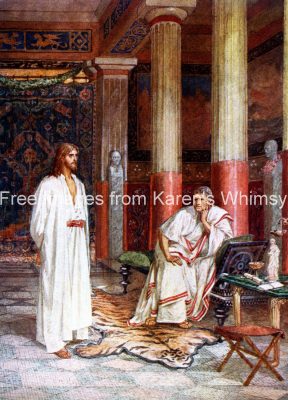 Crucifixion of Jesus 6 - Pilate Speaks to Jesus