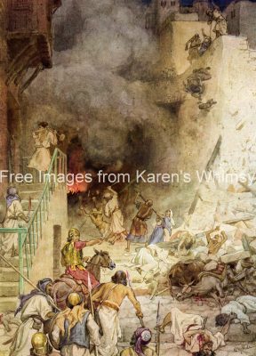 Images for the Bible 2 - Destruction of Jericho