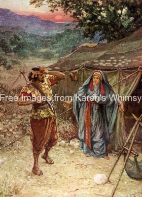 Images for the Bible 5 - Jael and Sisera