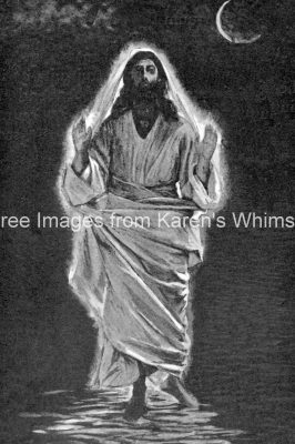 Images of Jesus Christ 16 - Jesus Walks on the Sea