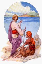 Free Bible Images 7 - Jesus Speaks to Disciples