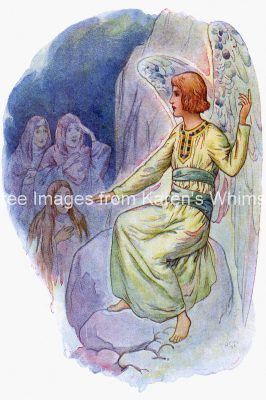 Free Bible Images 12 - Angel at the Tomb