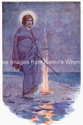 Free Bible Images 13 - Jesus on the Shore
