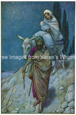 Free Bible Images 3 - Flight to Egypt