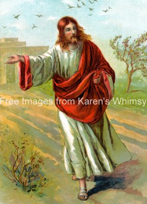Jesus Clip Art 7 - Jesus Sowing Seeds