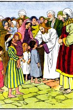 Free Pictures of Jesus 7 - Blessing Little Children