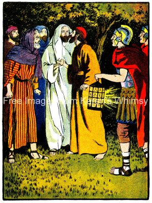 Free Pictures of Jesus 11 - Judas Betrays Jesus