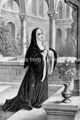Images of Saints 1 - Saint Gertrude
