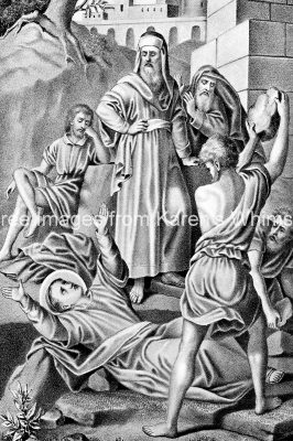Images of Saints 7 - Death of Saint Stephen