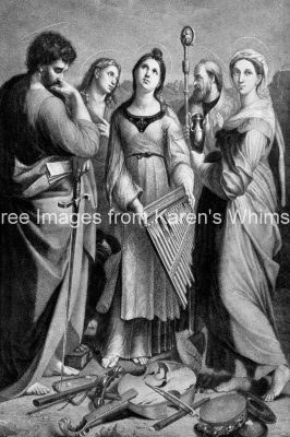 Images of Saints 8 - Saint Cecilia