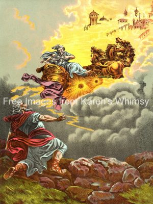 Christian Pictures 3- Ascent of Elijah
