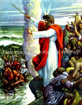 Religious Clip Art 3 - At the Red Sea
