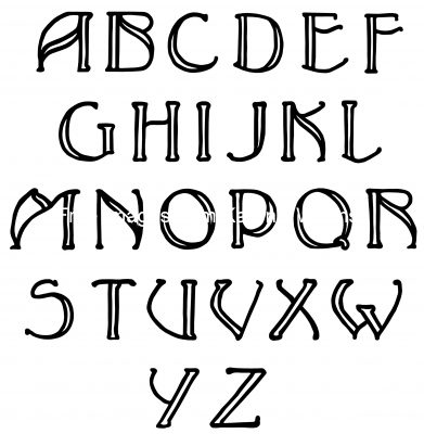 Alphabet Letters 10 - Letters A - Z