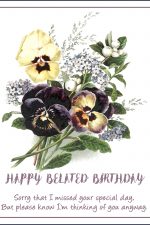 Happy Belated Birthday 4