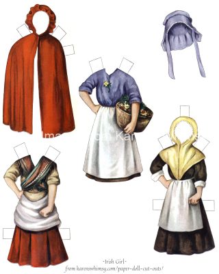 Paper Doll Cut Outs 8