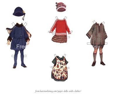 Paper Dolls with Clothes 6