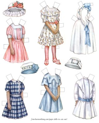 Paper Dolls to Cut Out 1