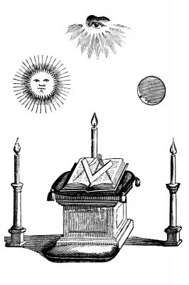 Masonic Rituals 5 - Altar, Candles, Eye