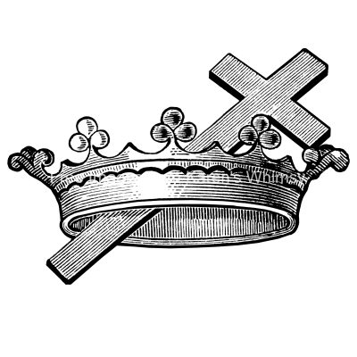 Masonic Clip Art 7 - Cross and Crown