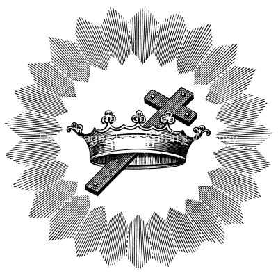 Masonic Symbols 8 - Crown and Cross