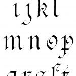 Gothic Lettering 2