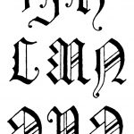 Gothic Lettering 4