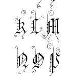 Gothic Lettering 6