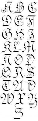Gothic Lettering 1