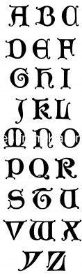Gothic Lettering 3