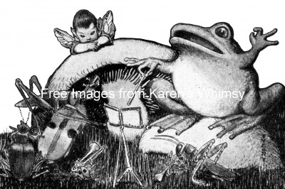 Frog Clipart 1 - Frog Conducts Musicians