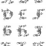 Gothic Letters A to Z 3