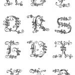 Gothic Letters A to Z 4