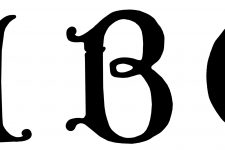 Decorative Gothic Alphabet 1 - Letters A B C