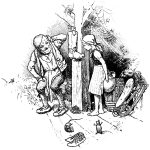 Fairy Tale Illustrations 11 - Three Little Men In The Wood