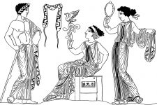 Greek Gods Clip Art 10 - Apollo and Hera